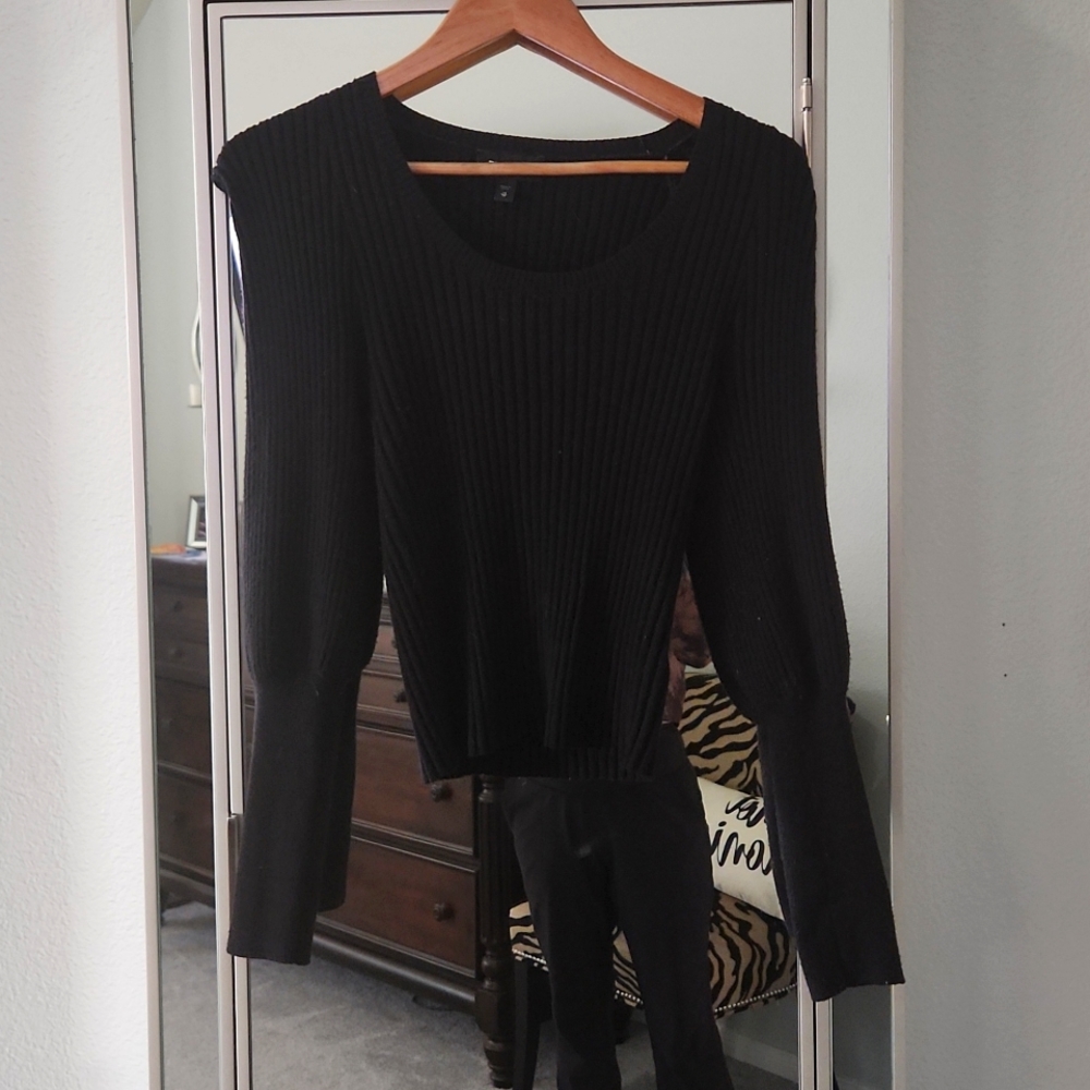 Express black sweater xs